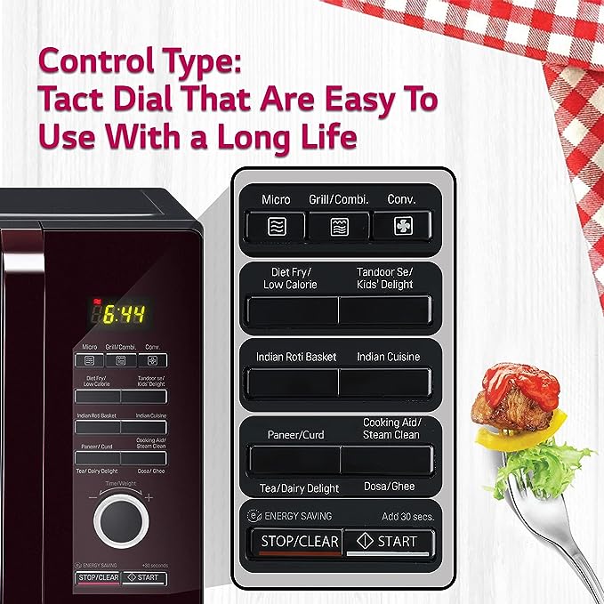 LG 32 L Convection Microwave Oven (MC3286BRUM, Black)(OPEN BOX) LG 32 L Convection Microwave Oven (MC3286BRUM, Black)(OPEN BOX)